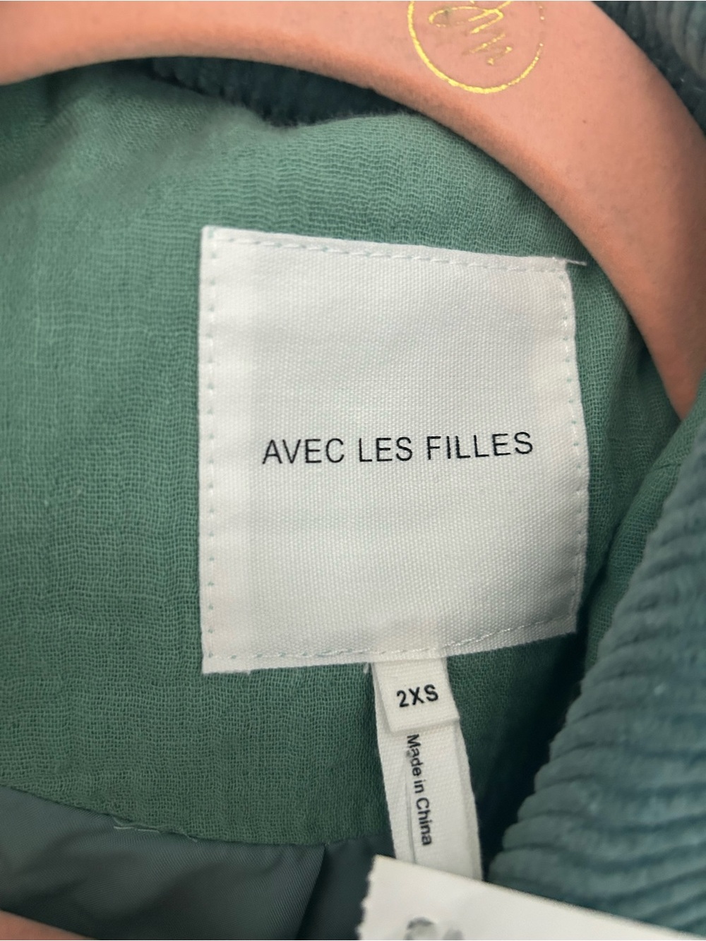 Avec Les Filles quilted green jacket - Picture 3 of 3